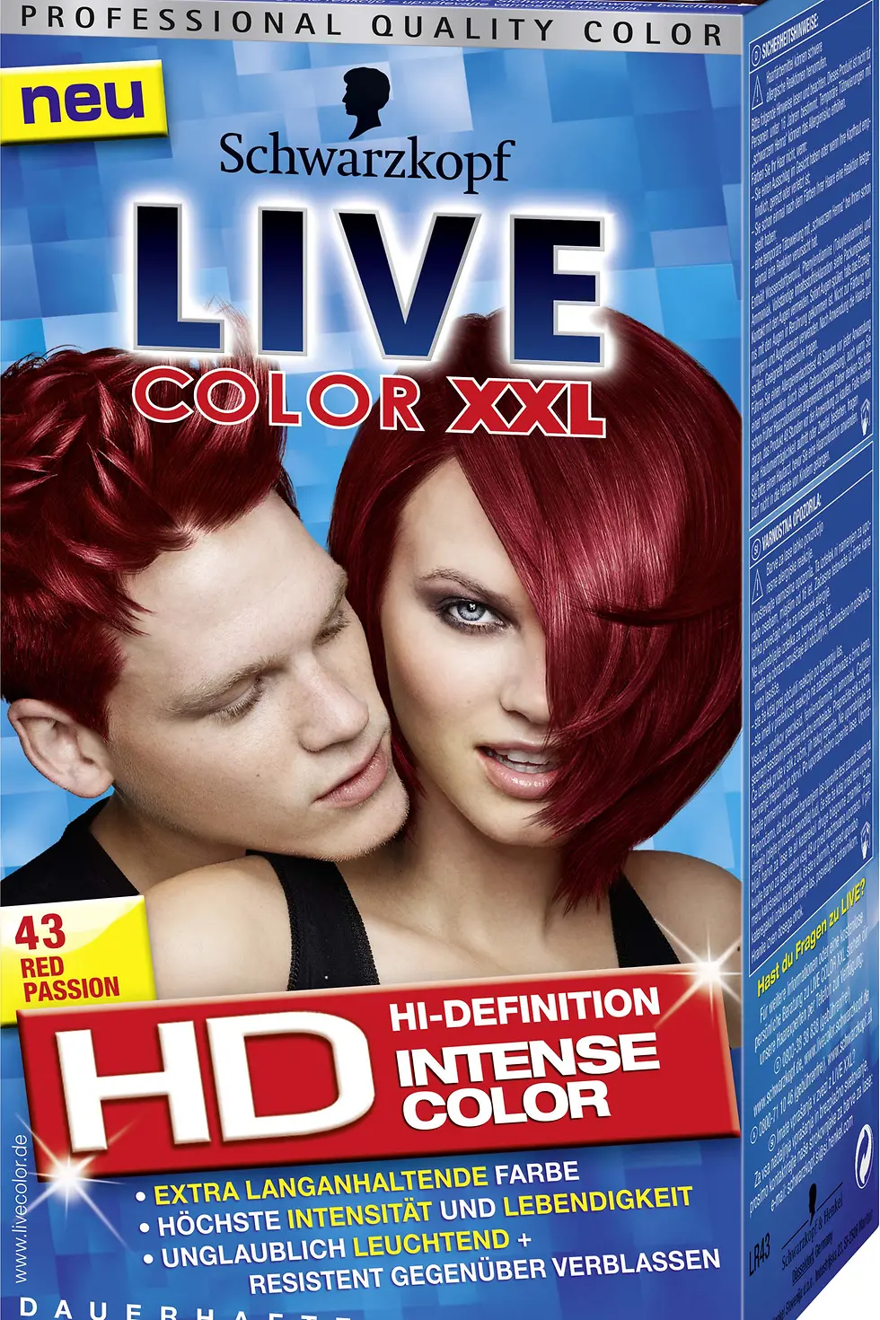 Live Color XXL HD 43 Red Passion