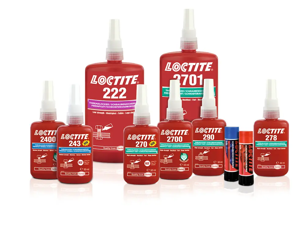 Loctite threadlockers