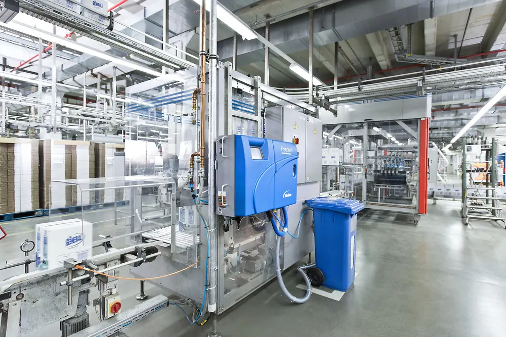 
„Freedom“-Systemlösung im Einsatz in der Flüssigwaschmittelproduktion von Henkel in Düsseldorf